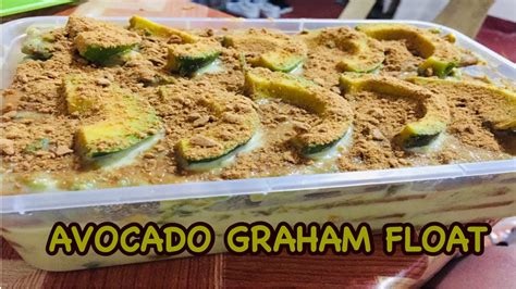 How to Make Avocado Graham Float .